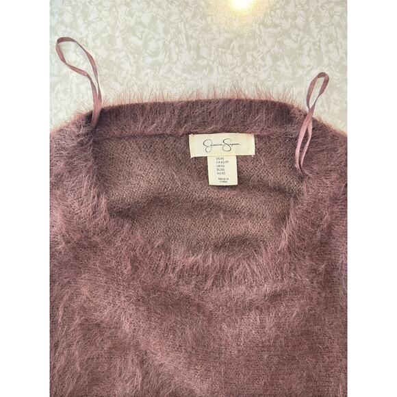 Jessica Simpson Sweater Brown Mohair Sz XS - Picture 4 of 4